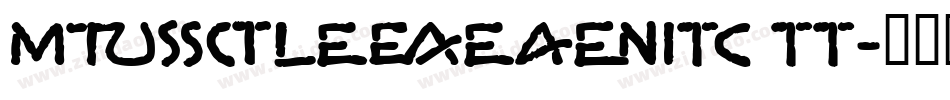 MuscleheadITC TT字体转换